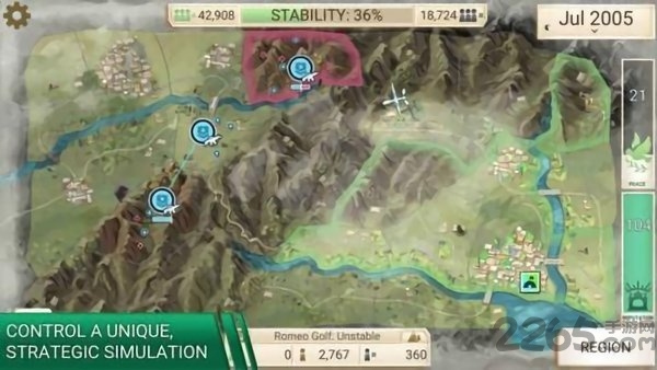 叛乱公司汉化破解版(rebel inc.)游戏截图1