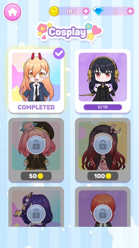 赤壁娃娃动漫装扮(Chibi Doll: Anime Dress Up)