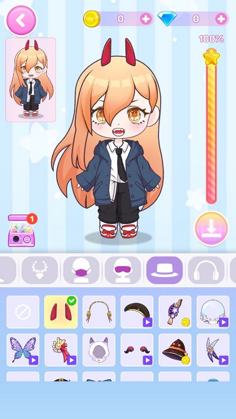 赤壁娃娃动漫装扮(Chibi Doll: Anime Dress Up)