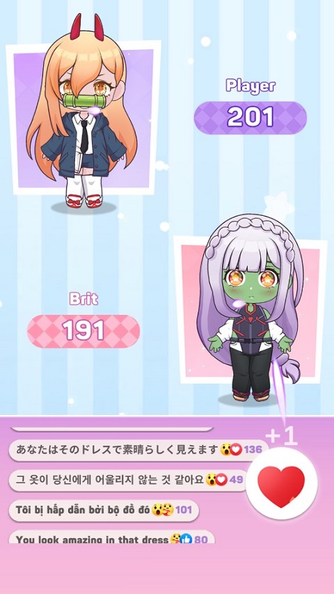 赤壁娃娃动漫装扮(Chibi Doll: Anime Dress Up)