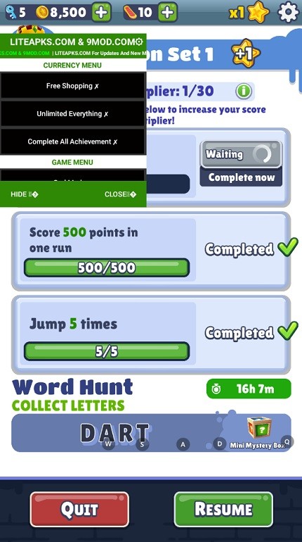 subway surfers内置菜单MOD(subway surf)