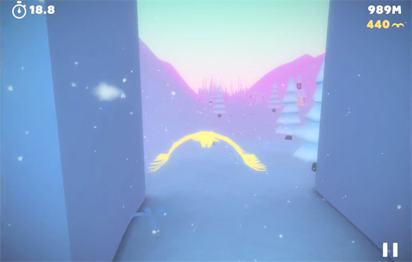 雪夜飞行
