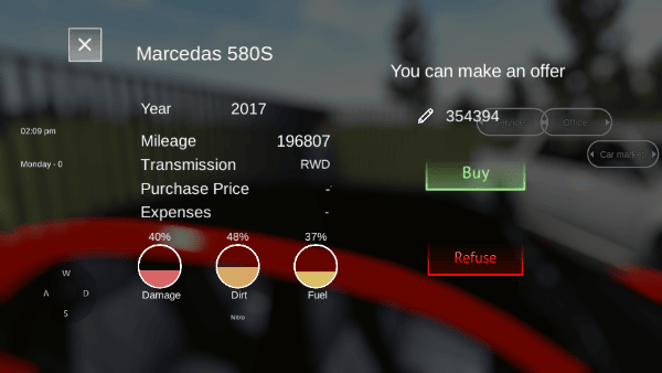 汽车出售模拟器游戏手机版(car saler simulator)游戏截图3