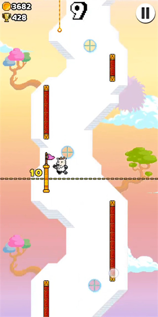 攀墙跳跃游戏(wall kickers)游戏截图5